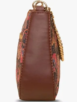 ZOUK Women's Handcrafted Vegan Leather Casual Mini Shoulder Bag