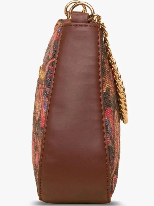 ZOUK Women's Handcrafted Vegan Leather Casual Mini Shoulder Bag