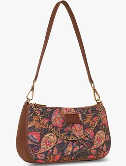 ZOUK Women's Handcrafted Vegan Leather Casual Mini Shoulder Bag