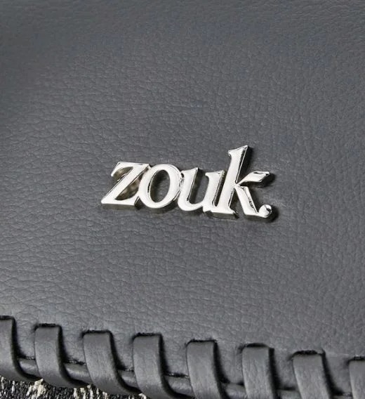 Zouk Printed Jute Handcrafted Vegan Leather Multicolor Women's Satchel Bag | Ladies Purse Handbag | Double Handle Detachable