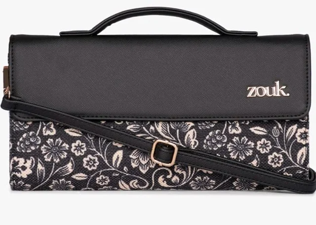 ZOUK Rhea Kapoor Clutch - | Vegan Leather Designer Clutch for Women