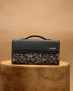 ZOUK Rhea Kapoor Clutch - | Vegan Leather Designer Clutch for Women