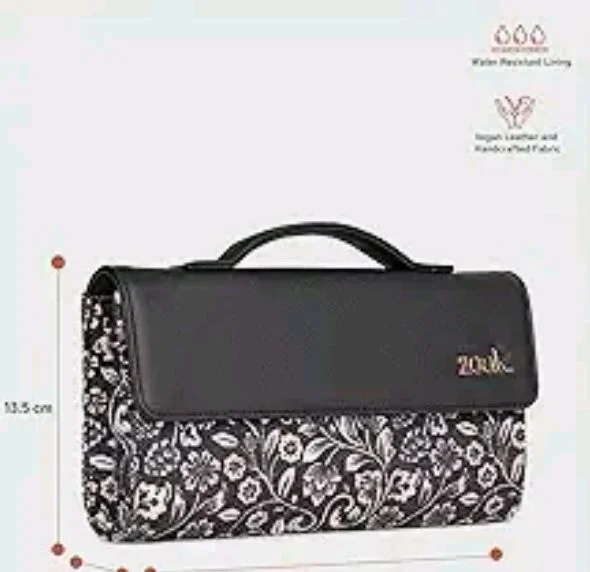 ZOUK Rhea Kapoor Clutch - | Vegan Leather Designer Clutch for Women