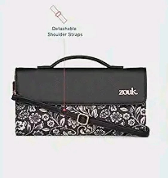 ZOUK Rhea Kapoor Clutch - | Vegan Leather Designer Clutch for Women