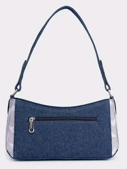 Zouk Lyra 8Small Shoulder Bag for Women – Denim & Printed Shoulder Bag with Water-Resistant Lining | Handcrafted Sling Bag with Multiple Pockets & Zip Closure for Daily & Weekend Use |