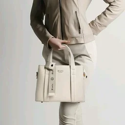 Premium Ivory Chic Edition Urban Luxe Hand & Sling Bag for Women | Stylish PU Leather Tote with Spacious Compartments & Detachable Strap