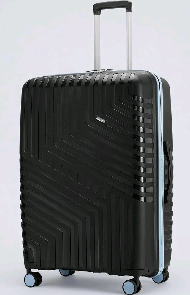 Visit the LAttitude By Provogue Store
4.0 out of 5 stars 117
Core Medium Check-in Suitcase 65cm 24 inch Polypropylene Hard Trolley Bag, 8 Spinner Wheels, Recessed Number Lock, Lightweight Luggage for Men & Women Midnight Black/Arctic Blue
100+ bought in past month