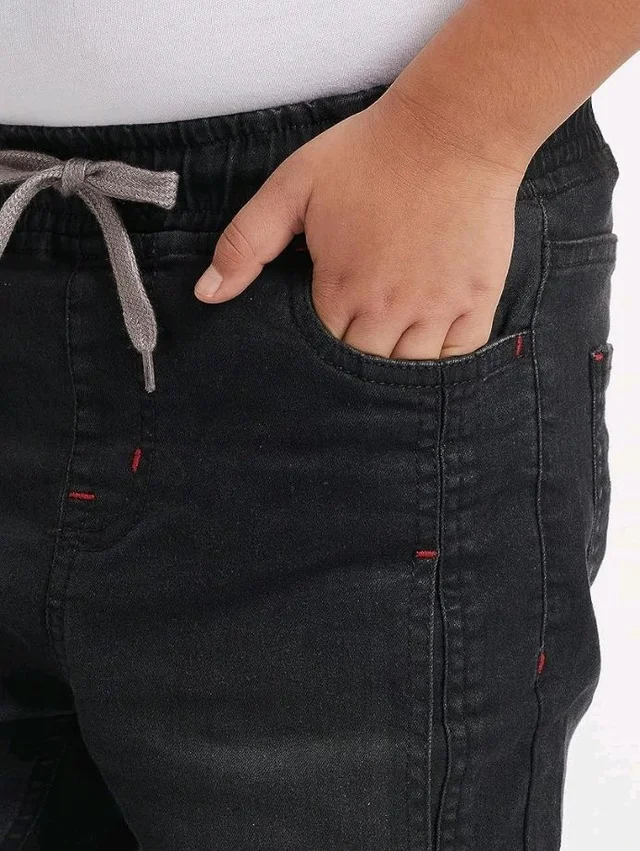 Amazon Brand - Symbol Boys Boys Slim Fit Stretchable Jogger Jeans (Elasticated Waist Band)
- 5-6 Y, Blue 8