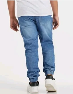 Amazon Brand - Symbol Boys Boys Slim Fit Stretchable Jogger Jeans (Elasticated Waist Band)
- 3-4 Y, Md. Blue 9