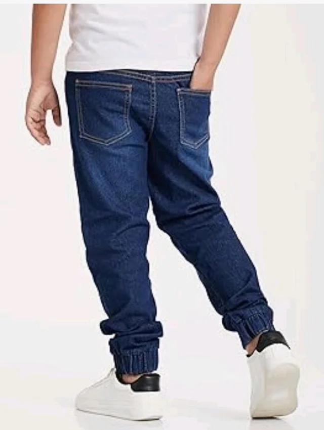 Amazon Brand - Symbol Boy's Relaxed Cargo Jogger Jeans
- 6-8 Y, Indigo Blue