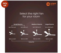 Orient Electric 1200 mm Zeno BLDC | BLDC energy saving ceiling fan with Remote |BEE 5-star rated | Saves up to 50% on electricity bills | 3-year warranty by Orient | Oak Wood, pack of 1 - Oak wood