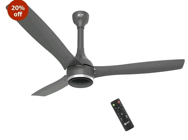 Orient Electric Newly Launched 1200 mm Aeon BLDC PRO, BEE 5-Star Rated, Anti-Dust Designer Ceiling fan with Remote, 5 yrs Warranty by Orient, Boost mode for High Air Delivery - Cloud Grey
20%
off
- Cloud Grey