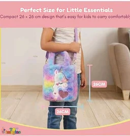 Toy Imagine Unicorn Sling Bag for Kids Birthday Gift for Girls Crossbody Bag for kids with Soft Fur Finish Baby Toddler Handbag Cute Princess Purse Mini Sling Bag for 3-12 Year Girls Fashion Accessory
Amazon's Choice