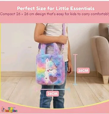 Toy Imagine Unicorn Sling Bag for Kids Birthday Gift for Girls Crossbody Bag for kids with Soft Fur Finish Baby Toddler Handbag Cute Princess Purse Mini Sling Bag for 3-12 Year Girls Fashion Accessory
Amazon's Choice