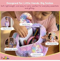 Toy Imagine Unicorn Sling Bag for Kids Birthday Gift for Girls Crossbody Bag for kids with Soft Fur Finish Baby Toddler Handbag Cute Princess Purse Mini Sling Bag for 3-12 Year Girls Fashion Accessory
Amazon's Choice