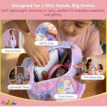 Toy Imagine Unicorn Sling Bag for Kids Birthday Gift for Girls Crossbody Bag for kids with Soft Fur Finish Baby Toddler Handbag Cute Princess Purse Mini Sling Bag for 3-12 Year Girls Fashion Accessory
Amazon's Choice