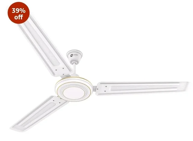 Orient Electric Apex-FX 1200mm Ceiling Fan for Home| BEE 1 Star Rated Energy Efficient Fan| Rust Resistant | Strong and Powerful Motor | 2 Years Warranty by Orient | White - Pack of 1 - White