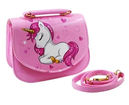 AseraUnicorn Crossbody Sling Bag for Kids Girls, Cute Shoulder Handbag Purse with Adjustable Strap, Lightweight for Travel, Parties & Daily Use, Pink, 18 x 14 x 6 cm
