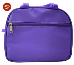 AseraPolycotton Insulated Lunch Bag for Kids, Tiffin Bag for Office/College/School, Lightweight, Durable Handles, Multiple Pockets (Mermaid 1 Pc), 1 Litre