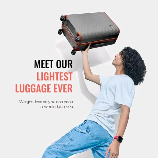rban Jungle by Safari, The Lumolite Light Weight Cabin (55cm) Trolley, 40L Capacity Hard Sided Polycarbonate Small Suitcase,TSA Approved Lock, 8 Silent Wheels (Grey)