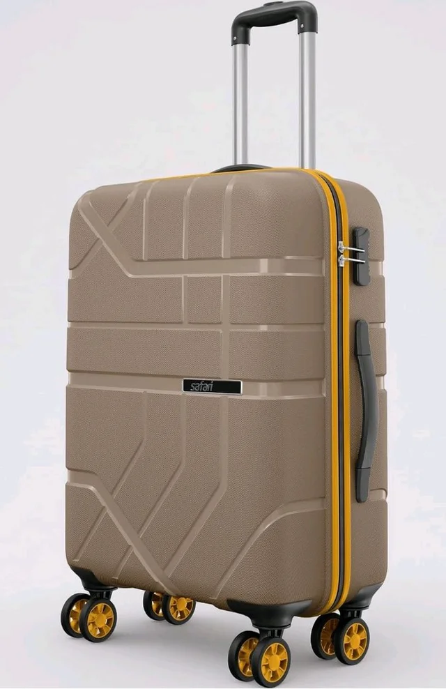 Safari Broadway 8 Wheels 65cm Medium Size Trolley Bag, Hard Case Polypropylene, 360 Degree Wheeling Checkin Luggage for Men & Women, Suitcase for Travel, Trolley Bags for Travel, Fossil
100+ bought in past month