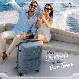 Aristocrat Liberty 8 Wheel Medium Size (Check-in) Hard Case Trolley Bag, Lightweight Polypropylene Luggage, 68 CM, Combination Lock, Travel-Friendly, Unisex, 3-Yr Global Warranty, Spanish Blue
600+ bought in past month