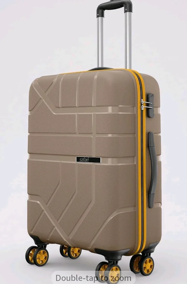 Safari Broadway 8 Wheels 65cm Medium Size Trolley Bag, Hard Case Polypropylene, 360 Degree Wheeling Checkin Luggage for Men & Women, Suitcase for Travel, Trolley Bags for Travel, Fossil
100+ bought in past month