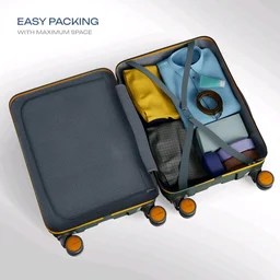 Safari Cabin Polycarbonate Spinner Thorium Neo 8 Wheels 55Cm Size Trolley Bag, Hard Case, 360º Wheeling Carry-On Luggage for Men & Women, Travel Bag, Suitcase for Travel, Dusk Green
200+ bought in past month