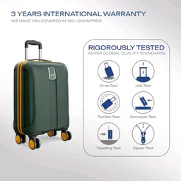Safari Cabin Polycarbonate Spinner Thorium Neo 8 Wheels 55Cm Size Trolley Bag, Hard Case, 360º Wheeling Carry-On Luggage for Men & Women, Travel Bag, Suitcase for Travel, Dusk Green
200+ bought in past month