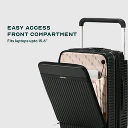 Assembly Rover Pro 20 Inch (55cm) Cabin Trolley Bag Hard Shell Polycarbonate Suitcase with Laptop Compartment Wide Trolley Design with TSA Lock 8 Spinner