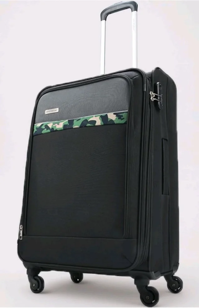 Aristocrat Commander Soft Case Medium Size (Check-in) Trolley Bag, Black
Spacious, Zipper Expander, Front Pocket, Durable Polyester Case Travel Luggage, Combination Lock, 3-Year Global Warranty