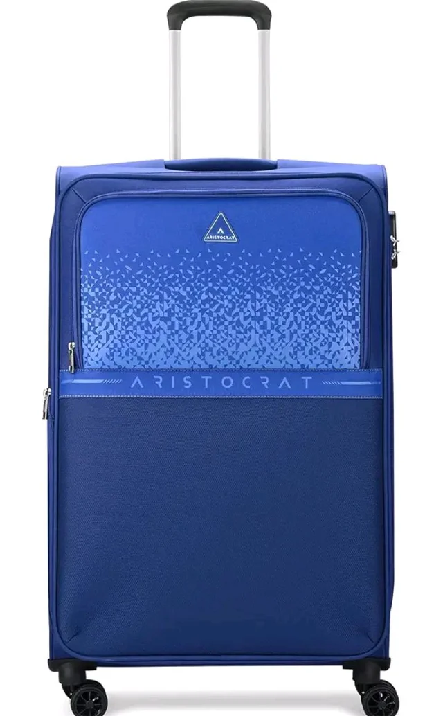 Aristocrat Drift Soft Case Medium Size 8-Wheel Trolley Bag, Blue
Spacious, Zipper Expander, Front Pocket, Durable Polyester Case, Combination Lock, Travel Luggage, 3-Year Global Warranty
400+ bought in past month