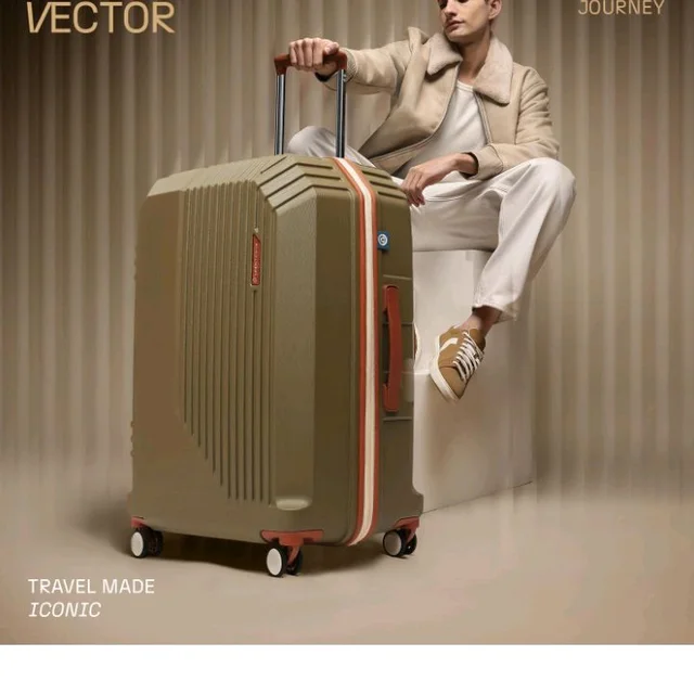 uppercase Vector Trolley Bag Large Size 75cm, Hardsided Suitcase (Brown)
Anti-Theft Zippers | 8 Smooth-Rolling Spinner Wheels | TSA-Approved Lock | 5.5 Years Warranty | Durable Polycarbonate Shell
50+ bought in past month