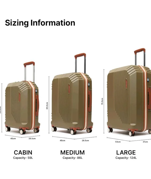 uppercase Vector Trolley Bag Large Size 75cm, Hardsided Suitcase (Brown)
Anti-Theft Zippers | 8 Smooth-Rolling Spinner Wheels | TSA-Approved Lock | 5.5 Years Warranty | Durable Polycarbonate Shell
50+ bought in past month