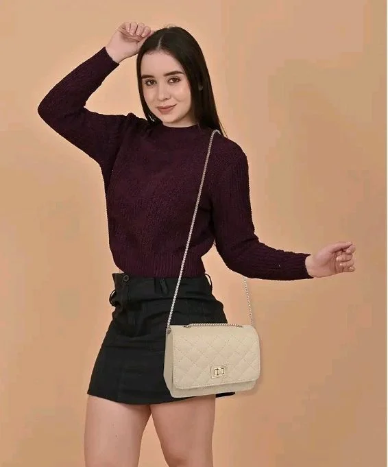 Women's Girls Party Sling Bag with Gold Chain (SL5090.)
100+ bought in past month
