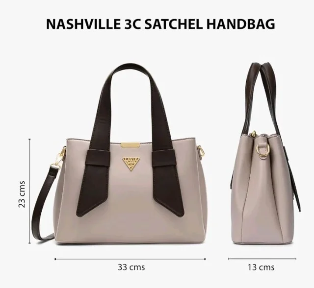 Lavie Signature Women's Nashville 3C Satchel Handbag | Satchel Bag for Work | Ladies Purse | Stylish Shoulder Bag | Gift For Women
50+ bought in past month