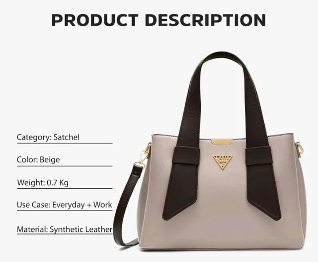 Lavie Signature Women's Nashville 3C Satchel Handbag | Satchel Bag for Work | Ladies Purse | Stylish Shoulder Bag | Gift For Women
50+ bought in past month