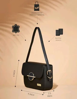 Fargo PU Women's Sling Bag Cross-Body Handbag For Girls