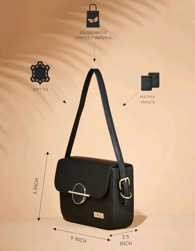 Fargo PU Women's Sling Bag Cross-Body Handbag For Girls