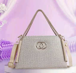 Gold Rose Women’s Faux Leather Sling Bag Wih Golden chain– Stylish Shoulder & Crossbody Bag | Party, Office & Daily Use Handbag