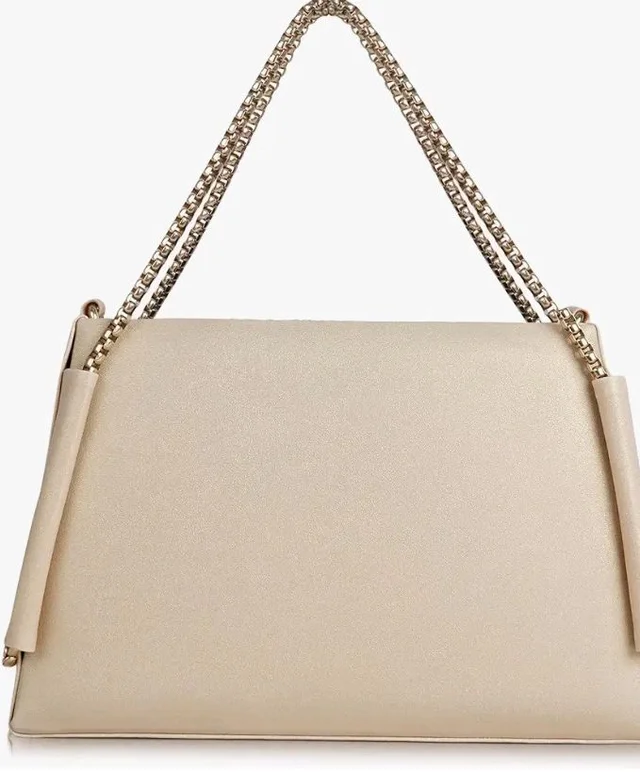 Gold Rose Women’s Faux Leather Sling Bag Wih Golden chain– Stylish Shoulder & Crossbody Bag | Party, Office & Daily Use Handbag