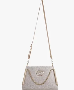 Gold Rose Women’s Faux Leather Sling Bag Wih Golden chain– Stylish Shoulder & Crossbody Bag | Party, Office & Daily Use Handbag