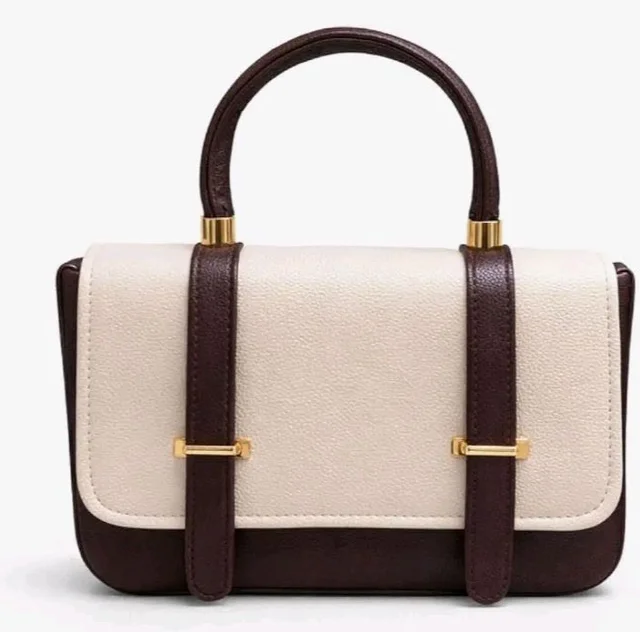 Sponsored
Brand: Generic
DYT Women's PU Leather Color Block Shoulder Handbag, with Detachable Adjustable Crossbody Strap, Top Handle, Magnetic Snap Closure, Small Satchel Bag.
