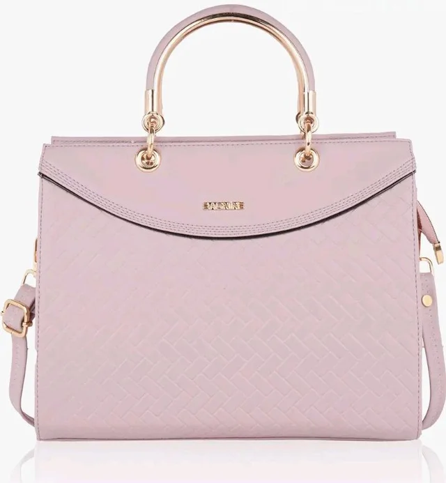 Fashion Handbag for Women | Designer Textured Satchel Purse | Removable Strap | Premium Zip Closure | Trendy Bag for Office, Shopping, Travel & Daily Use