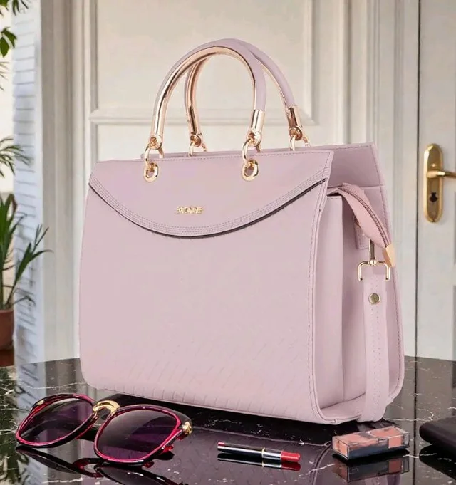 Fashion Handbag for Women | Designer Textured Satchel Purse | Removable Strap | Premium Zip Closure | Trendy Bag for Office, Shopping, Travel & Daily Use
