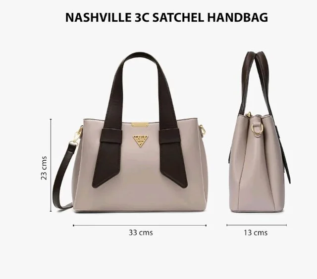 Lavie Signature Women's Nashville 3C Satchel Handbag | Satchel Bag for Work | Ladies Purse | Stylish Shoulder Bag | Gift For Women