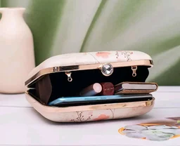 Artklim Printed Clutch Bag for Women with Detachable Strap