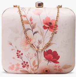 Artklim Printed Clutch Bag for Women with Detachable Strap