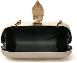 INOVERA (LABEL) Women Evening Hand Clutch | Ladies Party Wedding Purse with Chain Strap
