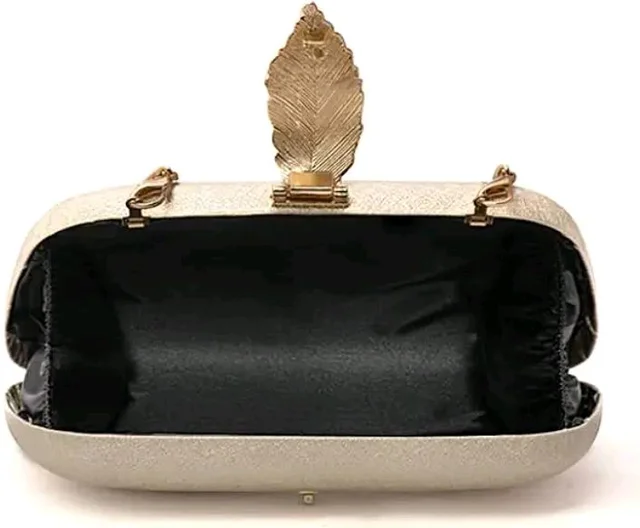INOVERA (LABEL) Women Evening Hand Clutch | Ladies Party Wedding Purse with Chain Strap